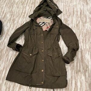 Burberry Dark Olive Utility Jacket